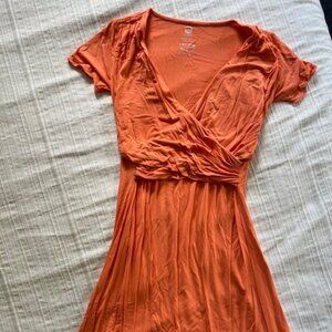 The Angelina Nursing & Maternity Nightgown - Coral / Small